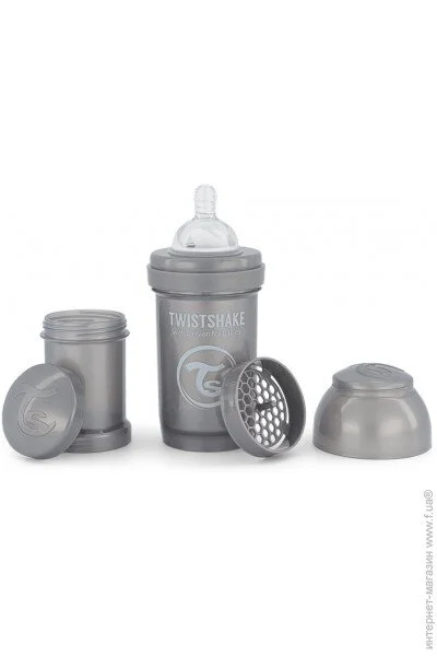 Бутылочка для кормления Twistshake Pearl Grey (78378) Бутылочка для кормления Twistshake Pearl Grey (78378)