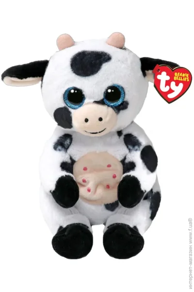   TY Beanie Bellies  Cow 15  - (41287)