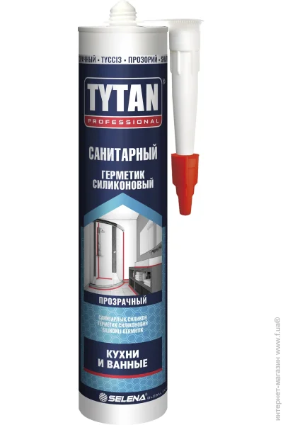 Герметик силиконовый Tytan санитарный белый 280 мл Герметик силиконовый Tytan санитарный белый 280 мл