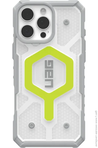  UAG Pathfinder Mag Clear  Apple iPhone 16 Pro All Light Green (114464118181) AAA