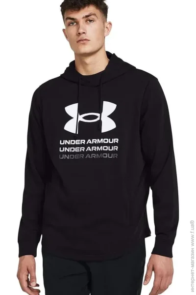  Under Armour RIVAL TERRY GRAPHIC (1386047-001-MD)