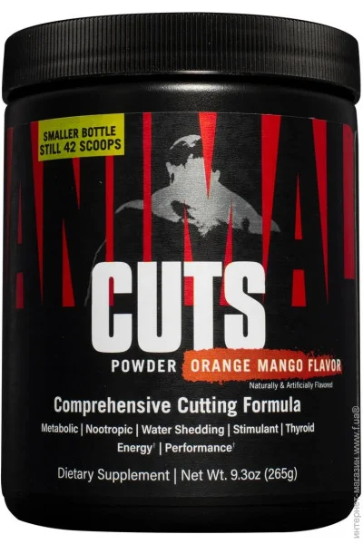  Universal Nutrition Animal Cuts 248 g /42 servings/ Orange Mango (000015685)