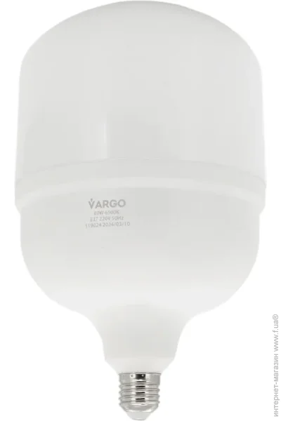 Vargo  VG-60W E27 6500K 160*262 220V, Box