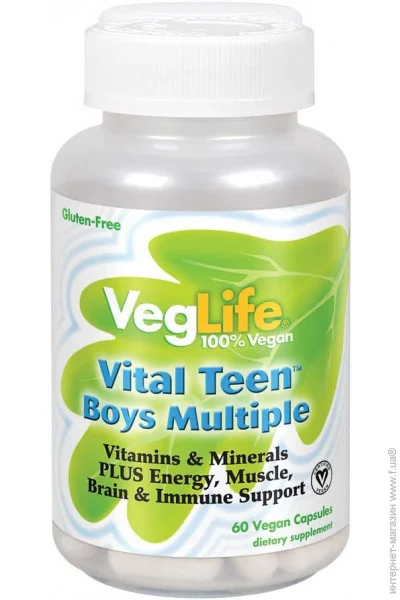Veglife Вітаміни Teen 60 капсул (4384304498) Veglife Вітаміни Teen 60 капсул (4384304498)
