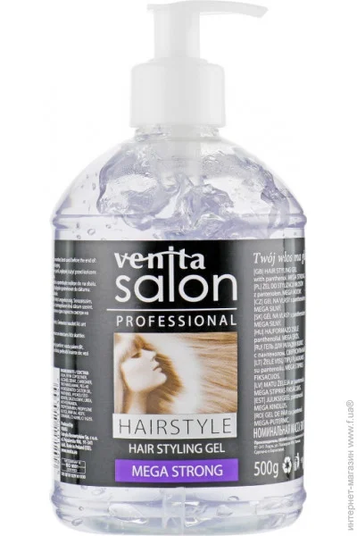 Venita 500гр гель стилізуючий д/ волосся -mega strong (5902101515344) Venita 500гр гель стилізуючий д/ волосся -mega strong (5902101515344)