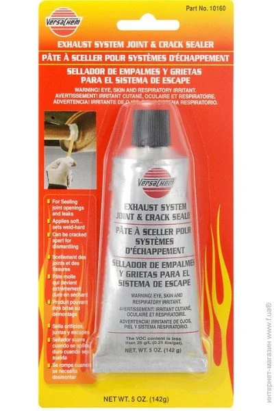  Versachem VERSACHEM EXHAUST SYSTEM JOINT & CRACK SEALER, 142g.   (10160)