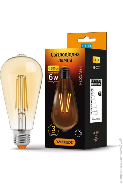    Filament Videx ST64FAD 6  E27 2200 K  (23978)
