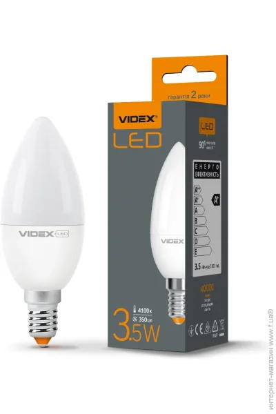   LED  VIDEX C37e 3.5W E14 4100K (23494)