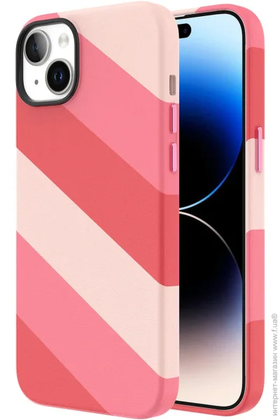    iPhone 15 Plus   MagSafe VOKAMO Pink (NVK010814) (6922329929876)
