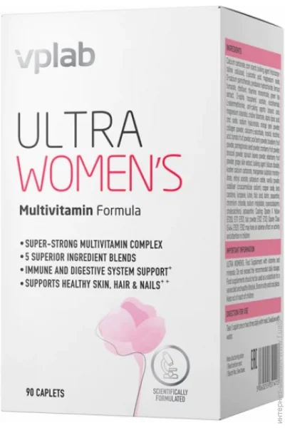   Vplab  Ultra Women Multivitamin Formula 90 caps (1086-2022-10-0275)