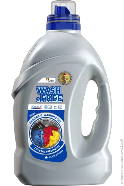 Гель для стирки Wash&Free 2000 г (4262396142771) Гель для стирки Wash&Free 2000 г (4262396142771)