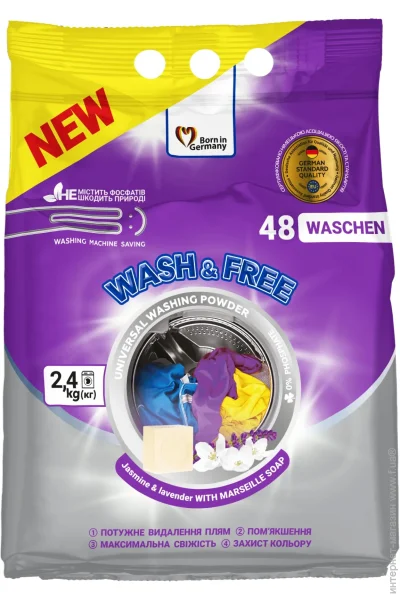   Wash&Free       2400  (4262396140890)
