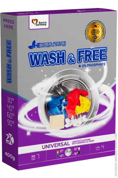   Wash&Free       400  (4262396140876)