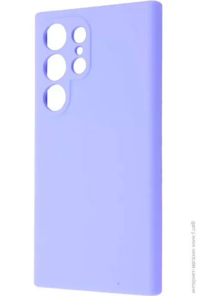  Wave Full Silicone Cover  Samsung Galaxy S25 Ultra Light Purple