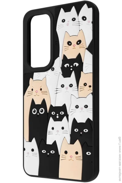  WAVE Doodle Case Xiaomi Redmi Note 10 Pro cats (645650808)