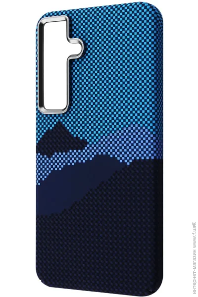  WAVE Gleam Case with Magnetic Ring Samsung Galaxy S24 blue mountain (629500806)
