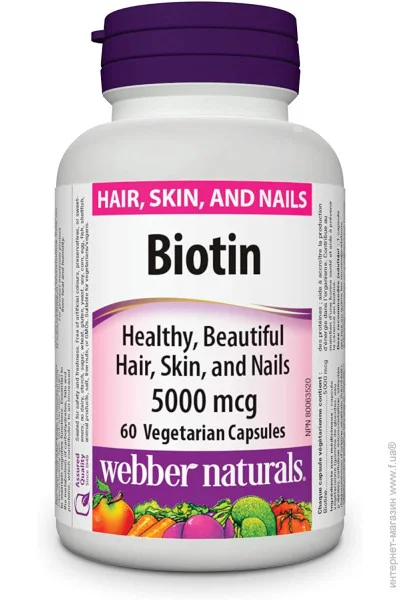 Webber Naturals ³ Biotin 60  (4384303463)