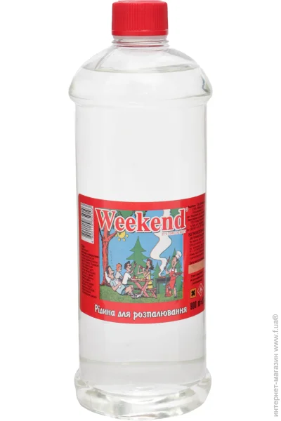 Средство для розжига Weekend Жидкость для розжига 900 мл Средство для розжига Weekend Жидкость для розжига 900 мл