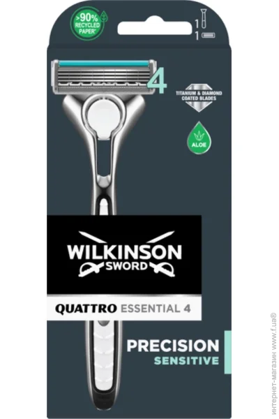 Wilkinson Sword  WS Quattro Titanium Sensitive W302205700 (4027800205707)
