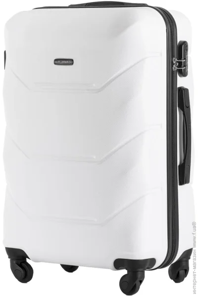 Дорожня валіза Wings Чемодан 147 середній пластиковий 65 см Білий (Wp00445) Дорожня валіза Wings Чемодан 147 середній пластиковий 65 см Білий (Wp00445)