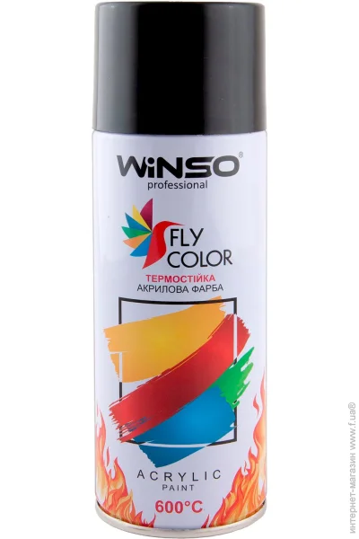 Автомобильная краска Winso Фарба високотемпературна 600°,Spray 450ml.,чорний,(BLACK/RAL9005),12шт/уп. (880450) Автомобильная краска Winso Фарба високотемпературна 600°,Spray 450ml.,чорний,(BLACK/RAL9005),12шт/уп. (880450)