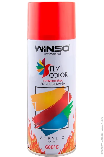   Winso   600,Spray 450ml.,-,(FLAME RED/RAL3000),12/. (880430)