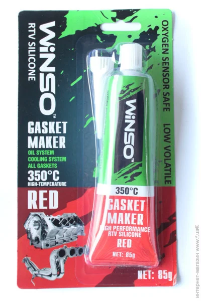 Герметик Winso герметик силіконовий червоний 85г (5907648381582) Герметик Winso герметик силіконовий червоний 85г (5907648381582)