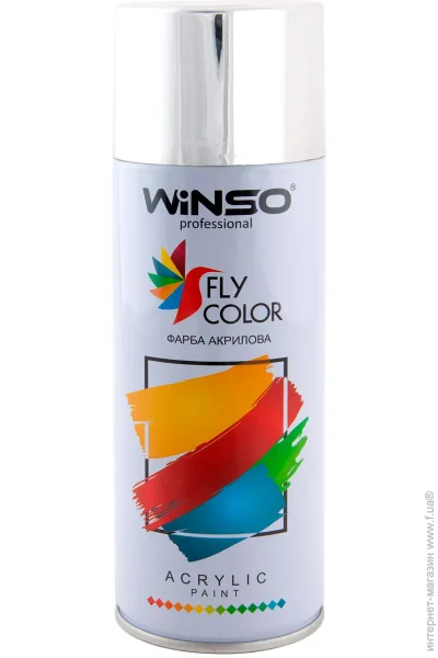   Winso  , Spray 450ml., , (BRIGHT CHROME), 12 / . (880370)