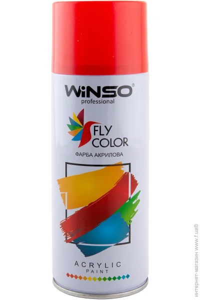   Winso  ,Spray 450ml.,-,(TRAFFIC RED/RAL3020),12/. (880390)