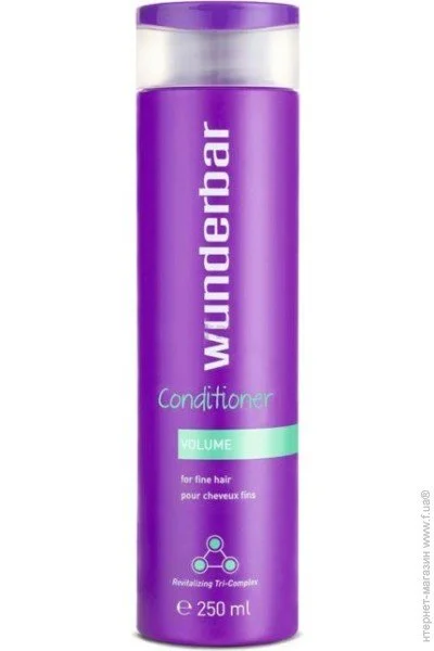 Кондиціонер Wunderbar Volume Об'єм і міцність для тонких і делікатних волосся, 250мл (69468) Кондиціонер Wunderbar Volume Об'єм і міцність для тонких і делікатних волосся, 250мл (69468)