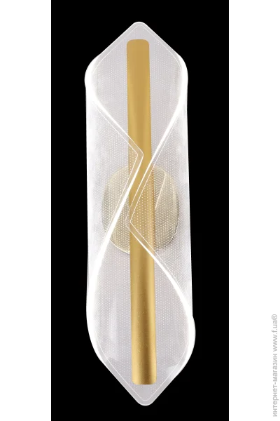 Wunderlicht Бра Alabama 1x15 Вт без цоколя золотий KK3712-11 Wunderlicht Бра Alabama 1x15 Вт без цоколя золотий KK3712-11