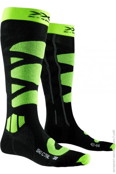  X-Socks  Ski Control 4.0 35-38 Black/Green (1068-XS-SSKCW19U 35-38 G039)