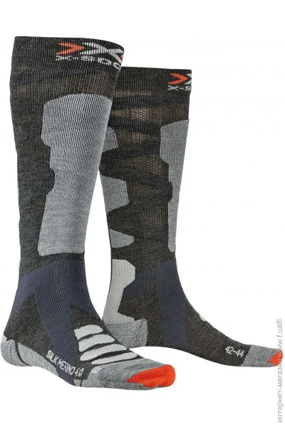  X-Socks  Ski Silk Merino 4.0 39-41 ѳ (1068-XS-SSKMW19U 39-41 G038)