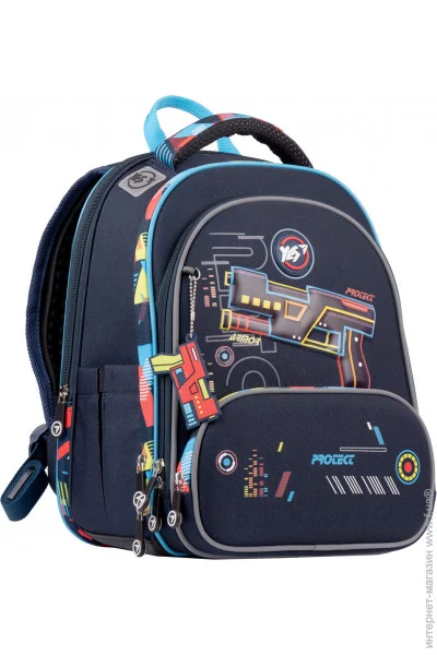 Рюкзак шкільний YES S-30 Juno Ultra Premium Blaster (553155) для хлопчиків , для початкової школи Рюкзак шкільний YES S-30 Juno Ultra Premium Blaster (553155) для хлопчиків , для початкової школи