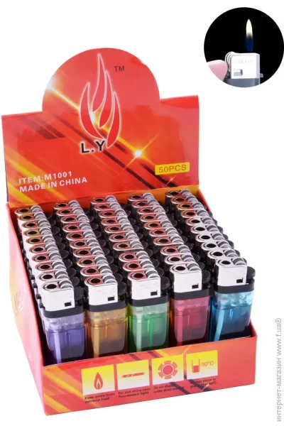 YKX Зажигалка Кремниевая 50 шт Универсал (60-1 plast) YKX Зажигалка Кремниевая 50 шт Универсал (60-1 plast)