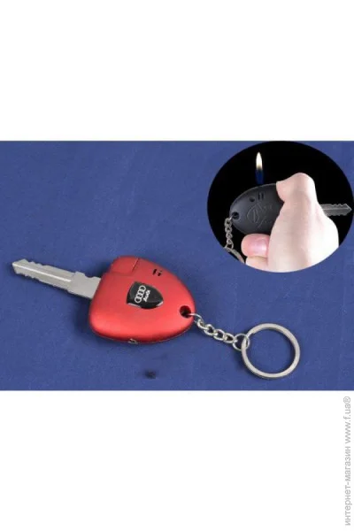 YKX Зажигалка карманная ключ авто Audi (обычное пламя) Red (№3780-3) YKX Зажигалка карманная ключ авто Audi (обычное пламя) Red (№3780-3)