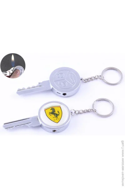 YKX Зажигалка-брелок карманная Ключ от Ferrari (№4160-6) YKX Зажигалка-брелок карманная Ключ от Ferrari (№4160-6)
