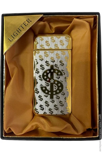 YKX Газова запальничка Gold Dollar (100po-922-3) YKX Газова запальничка Gold Dollar (100po-922-3)