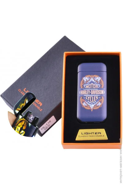 YKX Электроимпульсная зажигалка в подарочной коробке Harley-Davidson Store (№HL-116-1) YKX Электроимпульсная зажигалка в подарочной коробке Harley-Davidson Store (№HL-116-1)