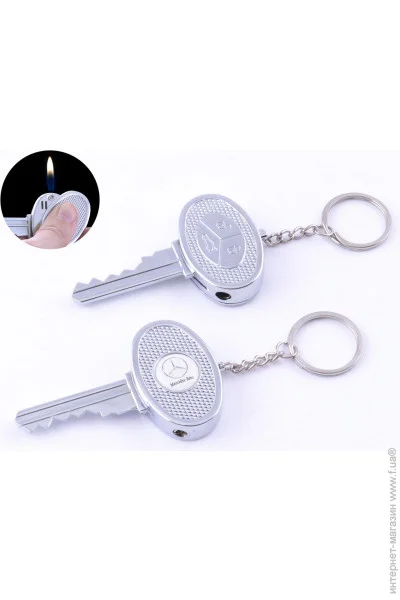 YKX Запальничка кишенькова ключ авто Mercedes-Benz (звичайне полум`я) White (№4202-4) YKX Запальничка кишенькова ключ авто Mercedes-Benz (звичайне полум`я) White (№4202-4)