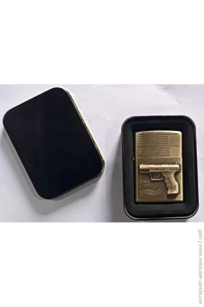 YKX Бензиновая Зажигалка Пистолет Walther P99 (hl-332-3) YKX Бензиновая Зажигалка Пистолет Walther P99 (hl-332-3)