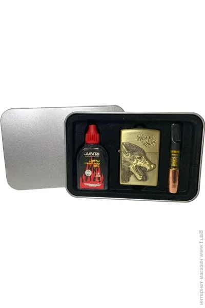 YKX Зажигалка бензиновая Wolfs Rain Набор (Мундштук) (hl-371wolf) YKX Зажигалка бензиновая Wolfs Rain Набор (Мундштук) (hl-371wolf)