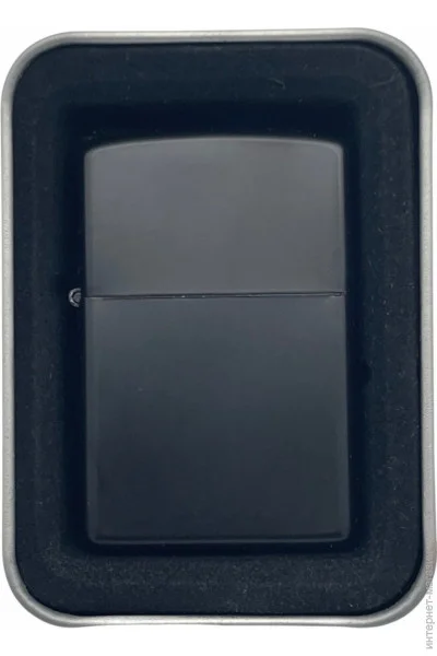 YKX Запальничка Бензинова в Металевій Коробці Чорний Мат (100po) YKX Запальничка Бензинова в Металевій Коробці Чорний Мат (100po)