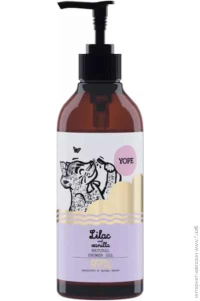 Yope     Shower Gel LILAC & VANILLA 400ml (5903760201050)