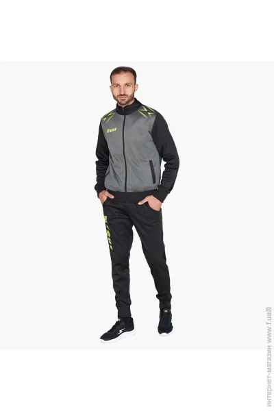   Zeus Tuta Easy Black/Grey (Z01587-XS)