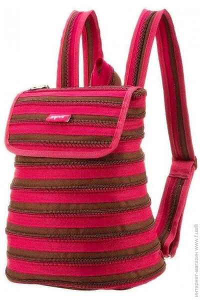   Zipit Zipper Fuchsia&Deep Brown (ZBPL-1)   , 