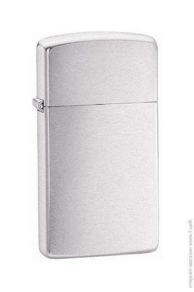  Zippo 1600 Brush Finish Chrome