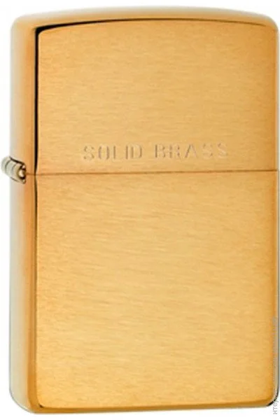  Zippo 204 (Brushed Brass)