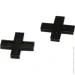 Крестики дистанционные 10 мм 30 шт./уп для клинкерной плитки черные/серые Крестики дистанционные 10 мм 30 шт./уп для клинкерной плитки черные/серые