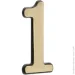 Цифра 1 пластик золотий 50 мм Цифра 1 пластик золотий 50 мм